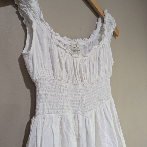 UO white swiss dot romper - Picture 3 of 5